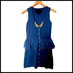 Twelve Couture Sweater Vest Dress Button Front size s‎ Small